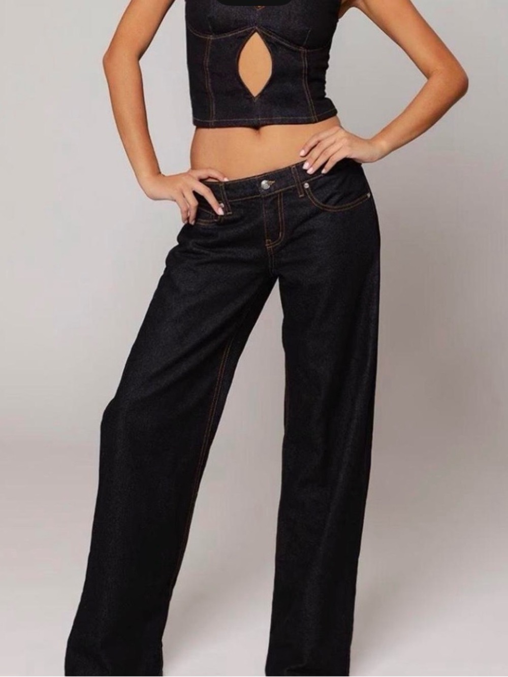 REVICE Indigo Baby Low Rise Jeans